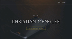 Desktop Screenshot of cmengler.com